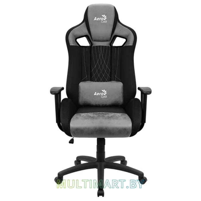 Кресло компьютерное AeroCool Earl Stone Grey (черный/серый)
